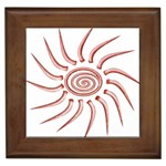 Pink Sunshine Framed Tile