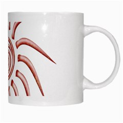 Pink Sunshine White Mug from ArtsNow.com Right