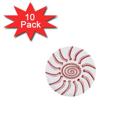 Pink Sunshine 1  Mini Button (10 pack)  from ArtsNow.com Front