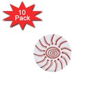 Pink Sunshine 1  Mini Button (10 pack) 