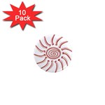 Pink Sunshine 1  Mini Magnet (10 pack) 