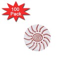 Pink Sunshine 1  Mini Button (100 pack) 