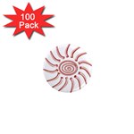 Pink Sunshine 1  Mini Magnet (100 pack) 