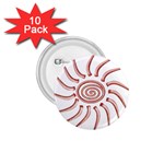 Pink Sunshine 1.75  Button (10 pack) 