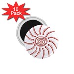 Pink Sunshine 1.75  Magnet (10 pack) 