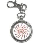 Pink Sunshine Key Chain Watch