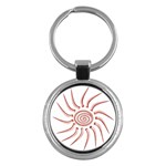 Pink Sunshine Key Chain (Round)