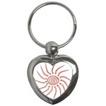 Pink Sunshine Key Chain (Heart)