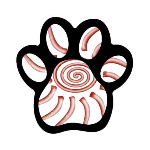 Pink Sunshine Magnet (Paw Print) from ArtsNow.com Front