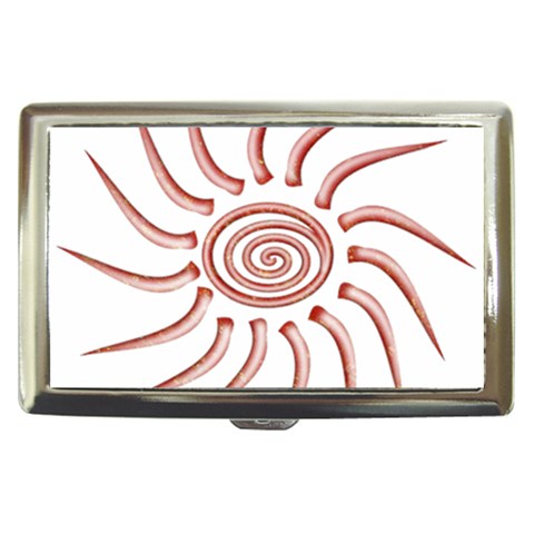 Pink Sunshine Cigarette Money Case from ArtsNow.com Front