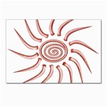 Pink Sunshine Postcards 5  x 7  (Pkg of 10)