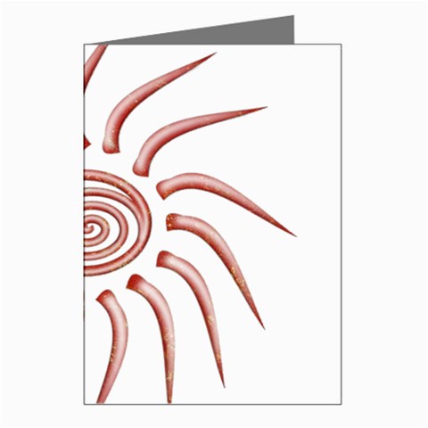 Pink Sunshine Greeting Cards (Pkg of 8) from ArtsNow.com Left