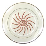 Pink Sunshine Porcelain Plate