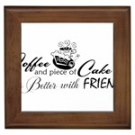 Coffee and Cake Framed Tile