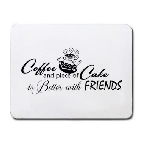 Coffee and Cake Small Mousepad from ArtsNow.com Front