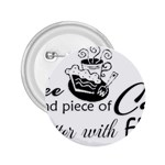 Coffee and Cake 2.25  Button