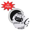 Coffee and Cake 1.75  Magnet (10 pack) 