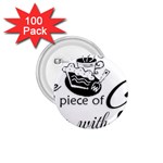 Coffee and Cake 1.75  Button (100 pack) 