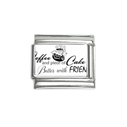 Coffee and Cake Italian Charm (9mm) from ArtsNow.com Front