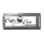 Coffee and Cake Superlink Italian Charm (9mm)