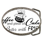 Coffee and Cake Belt Buckle