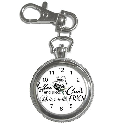 Coffee and Cake Key Chain Watch from ArtsNow.com Front