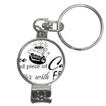 Coffee and Cake Nail Clippers Key Chain