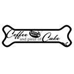 Coffee and Cake Magnet (Dog Bone)