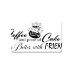 Coffee and Cake Magnet (Name Card)