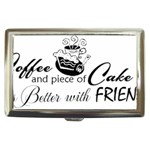 Coffee and Cake Cigarette Money Case