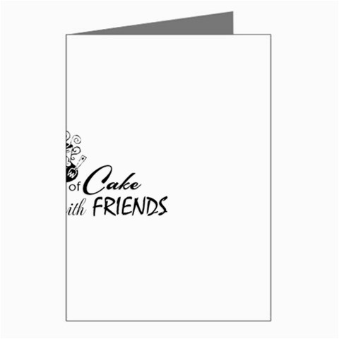 Coffee and Cake Greeting Card from ArtsNow.com Left