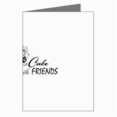 Coffee and Cake Greeting Card from ArtsNow.com Left