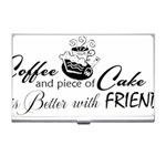 Coffee and Cake Business Card Holder