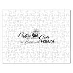 Coffee and Cake Jigsaw Puzzle (Rectangular)