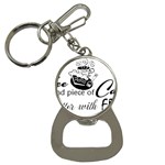 Coffee and Cake Bottle Opener Key Chain