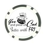 Coffee and Cake Poker Chip Card Guard