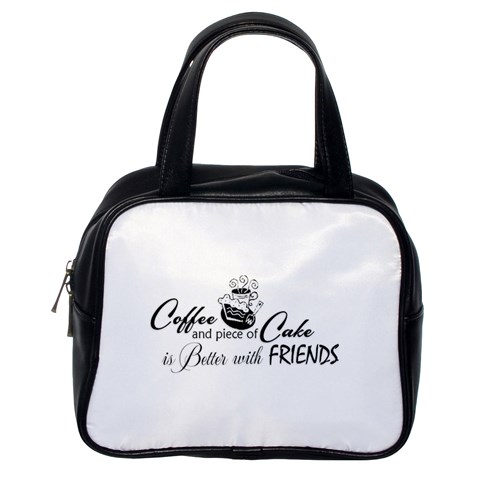 Coffee and Cake Classic Handbag (Two Sides) from ArtsNow.com Back