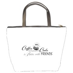 Coffee and Cake Bucket Bag from ArtsNow.com Back