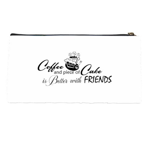 Coffee and Cake Pencil Case from ArtsNow.com Back