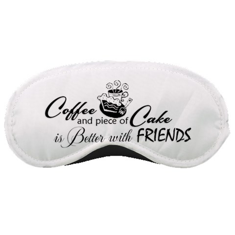 Coffee and Cake Sleeping Mask from ArtsNow.com Front