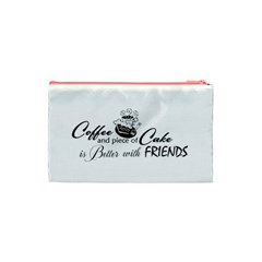 Coffee and Cake Cosmetic Bag (Small) from ArtsNow.com Back