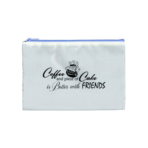 Coffee and Cake Cosmetic Bag (Medium) from ArtsNow.com Front