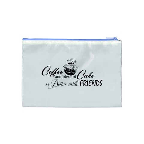 Coffee and Cake Cosmetic Bag (Medium) from ArtsNow.com Back