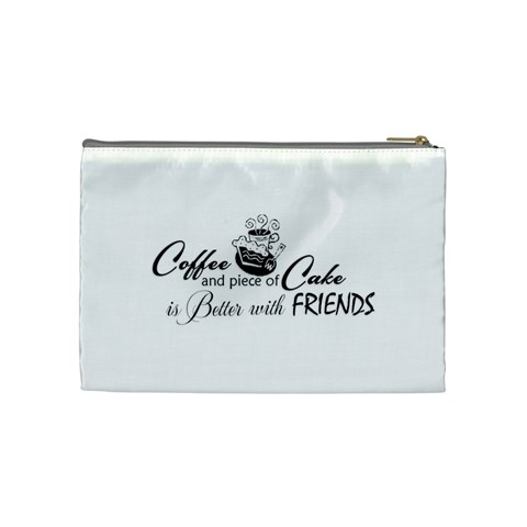 Coffee and Cake Cosmetic Bag (Medium) from ArtsNow.com Back