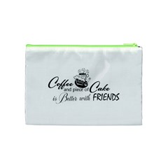 Coffee and Cake Cosmetic Bag (Medium) from ArtsNow.com Back