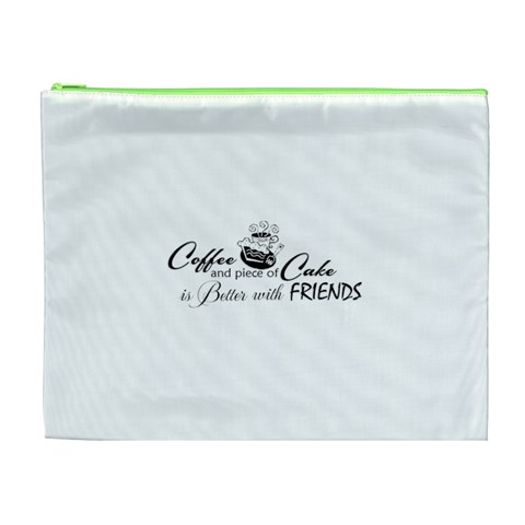 Coffee and Cake Cosmetic Bag (XL) from ArtsNow.com Front