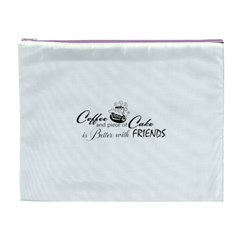 Coffee and Cake Cosmetic Bag (XL) from ArtsNow.com Front