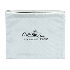 Coffee and Cake Cosmetic Bag (XL) from ArtsNow.com Front