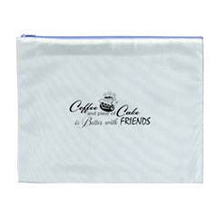 Coffee and Cake Cosmetic Bag (XL) from ArtsNow.com Front