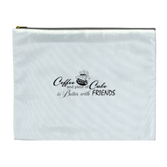 Coffee and Cake Cosmetic Bag (XL) from ArtsNow.com Front